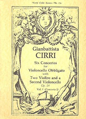Concerto op.14,1 for violoncello