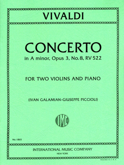 Concerto a minor op.3,8 F.1:177