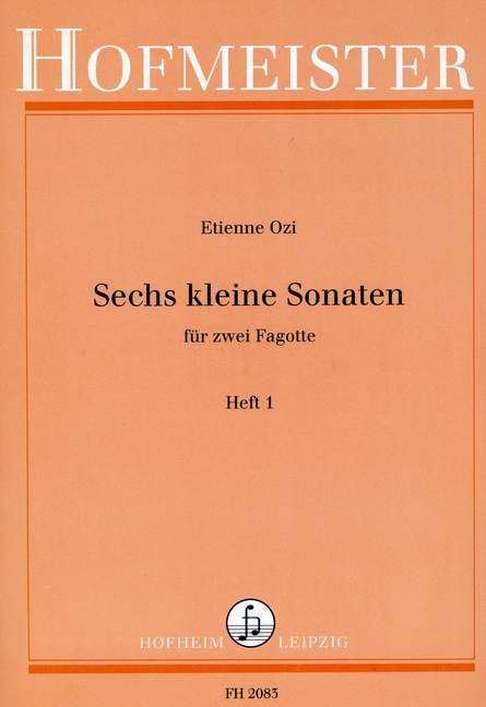 6 kleine Sonaten Band 1 (Nr.1-3)