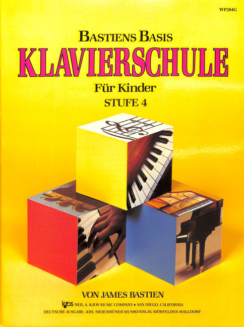 Bastiens Basis Klavierschule für Kinder Stufe 4