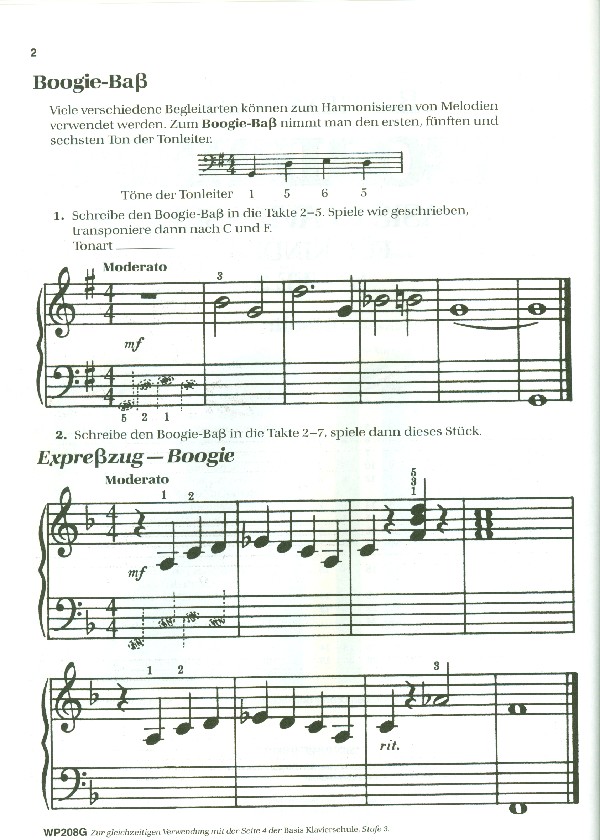 Theorieheft zur Basis Klavierschule Band 3