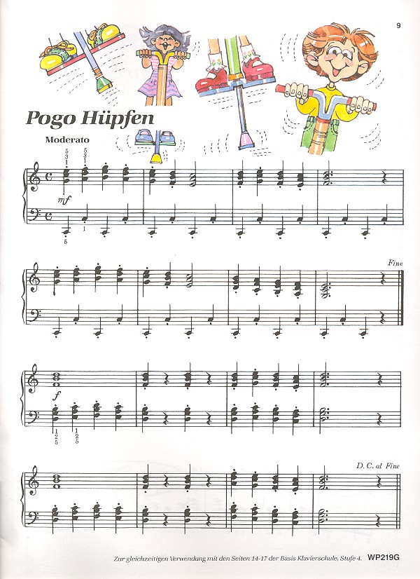 Bastien Piano Basis Technik Stufe 4