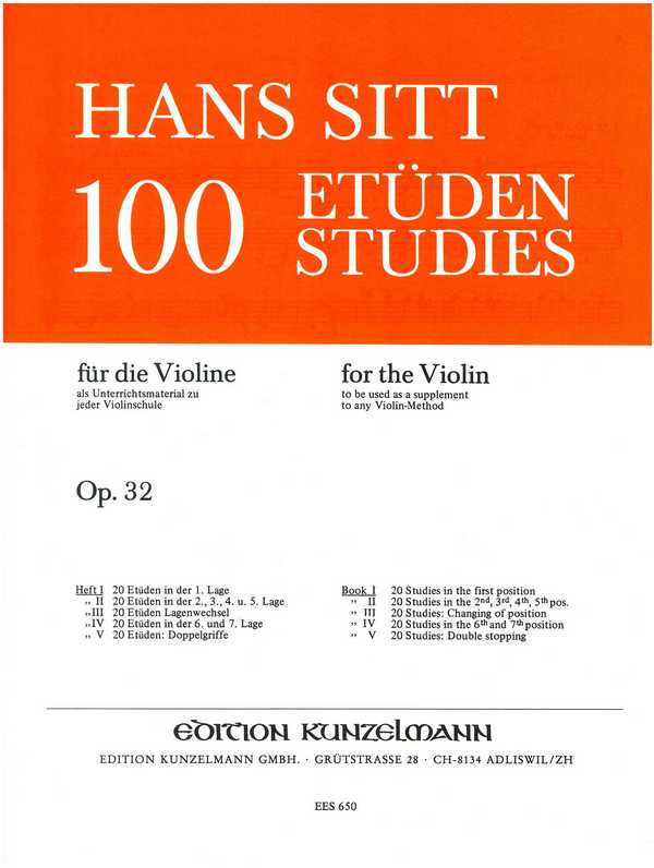 100 Etüden op.32 Band 1