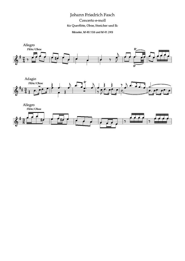 Konzert e-Moll