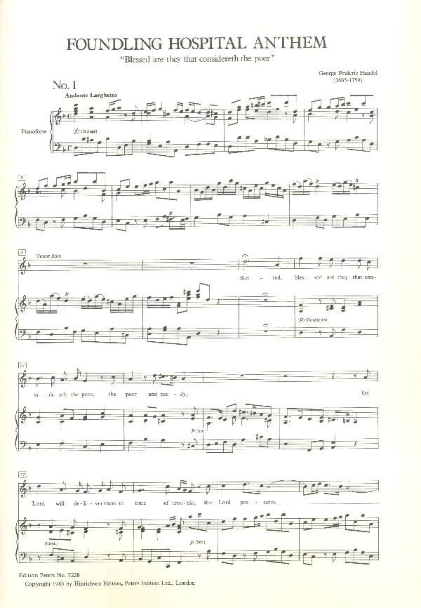 Foundling Hospital Anthem