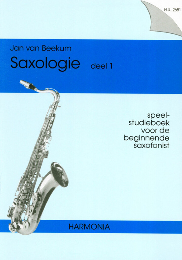 Saxologie vol.1 Speelstudiebook