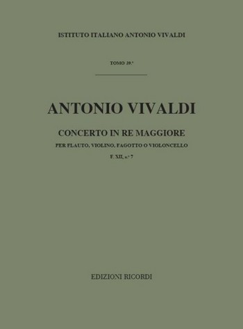 KONZERT D-DUR FUER FLOETE,VIOLINE