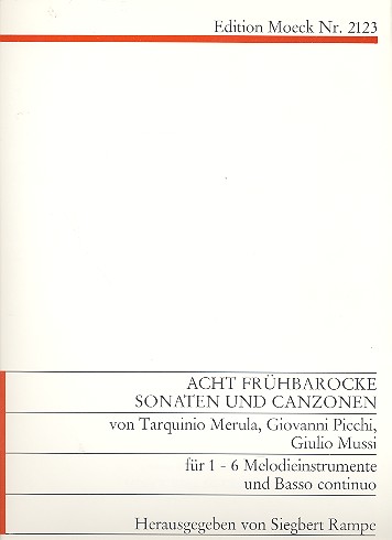 8 frühbarocke Sonaten und Canzonen