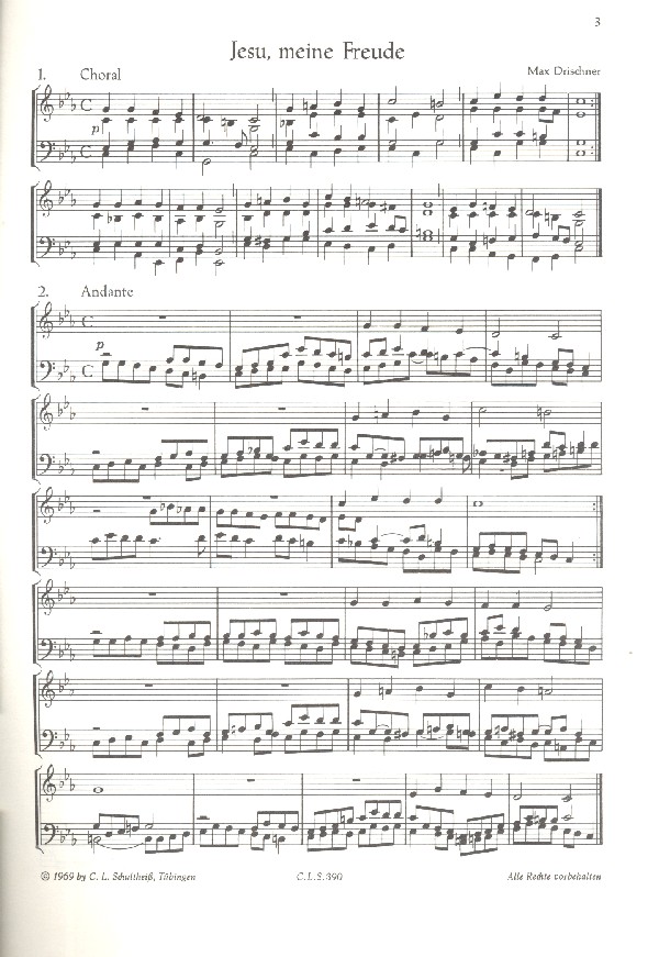 Jesu meine Freude  und  Befiehl du deine Wege