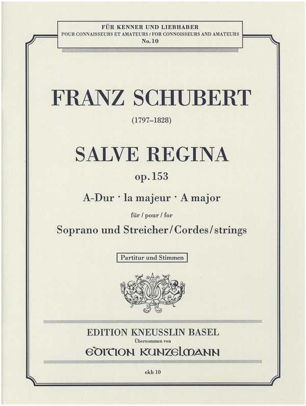 Salve Regina A-Dur op.153