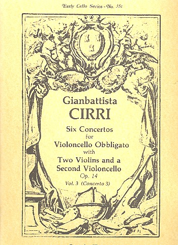 Concerto op.14,3 for violoncello