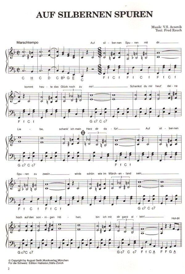 Lumpeliedli 6 Akk./Klav./B-Stimme