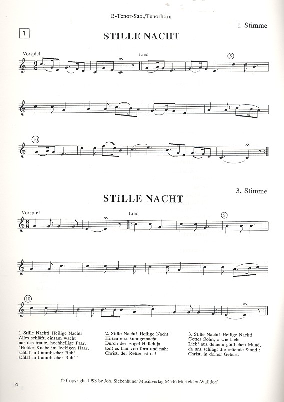 Weihnachtslieder 
