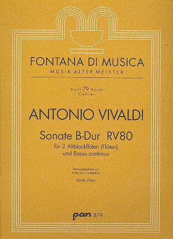 Sonate B-Dur RV80