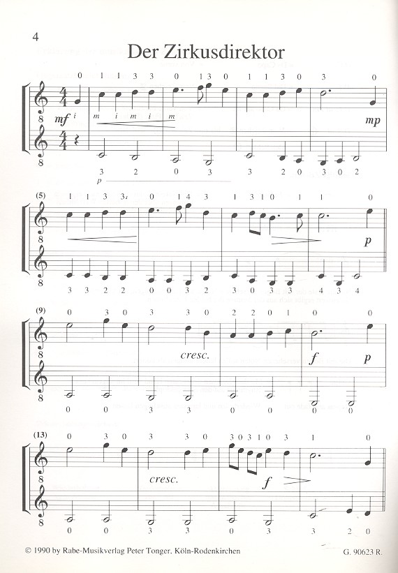 Zirkus Gitarrosa 6 leichte Duos