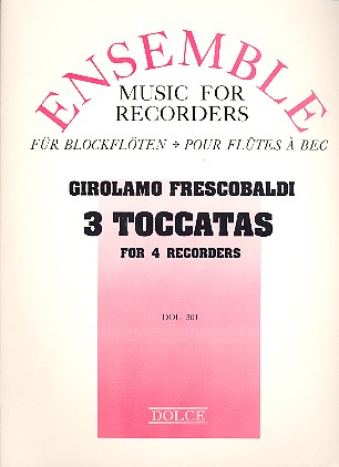 3 Toccatas for 4 recorders (SATB)