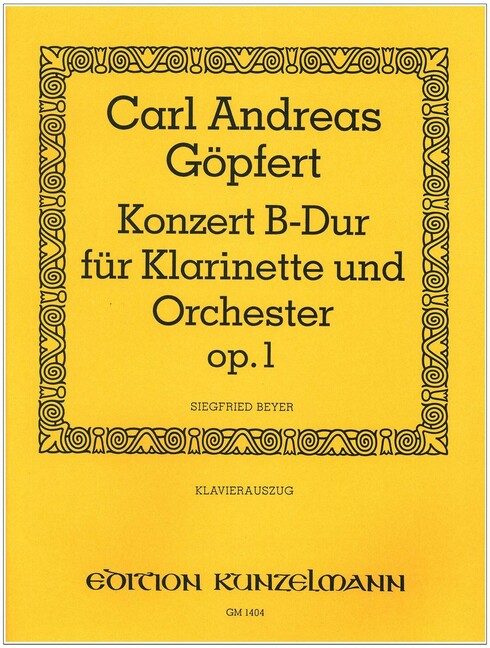 Konzert B-Dur op.1