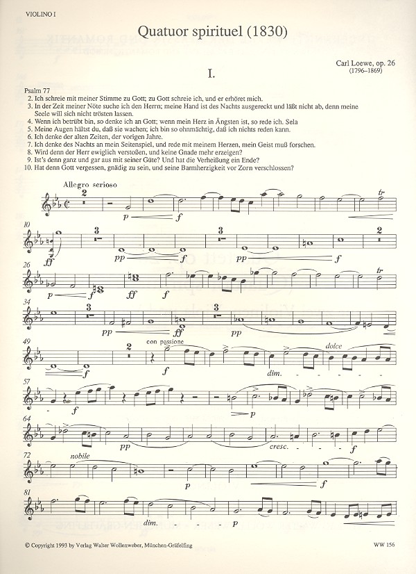 Streichquartett c-Moll op.26