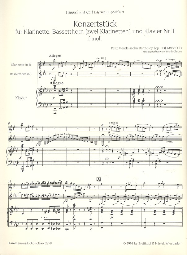 Konzertstück f-Moll Nr.1 op.113
