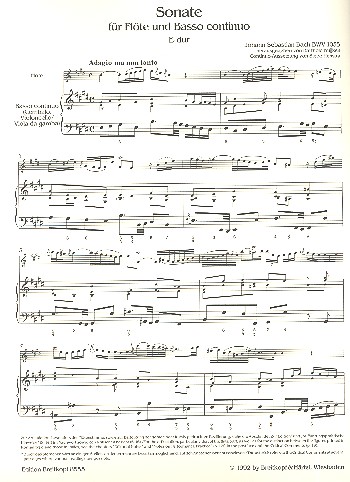 Sonate E-Dur BWV1035