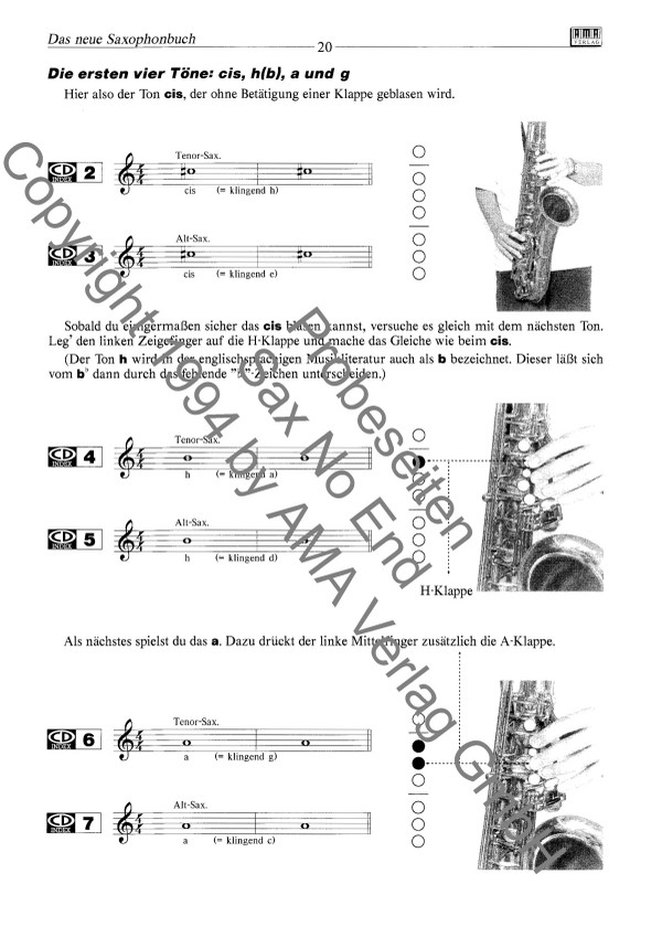 Sax no End: Das neue Saxophonbuch