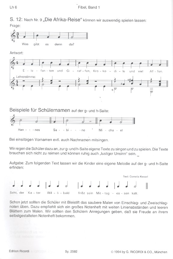 Meine Gitarrenfibel Lehrerheft