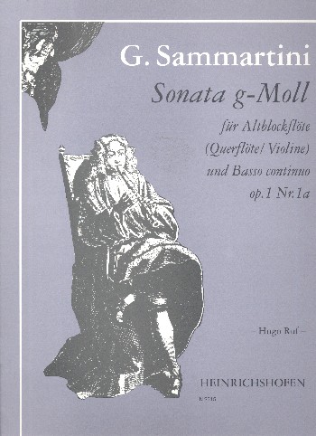 Sonate g-Moll für Altlbockflöte