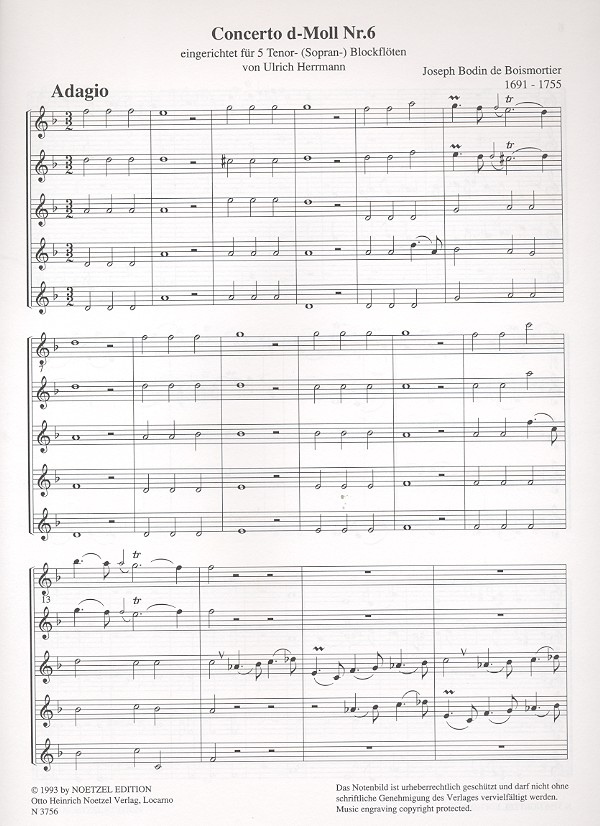Concerto d-Moll Nr. 6