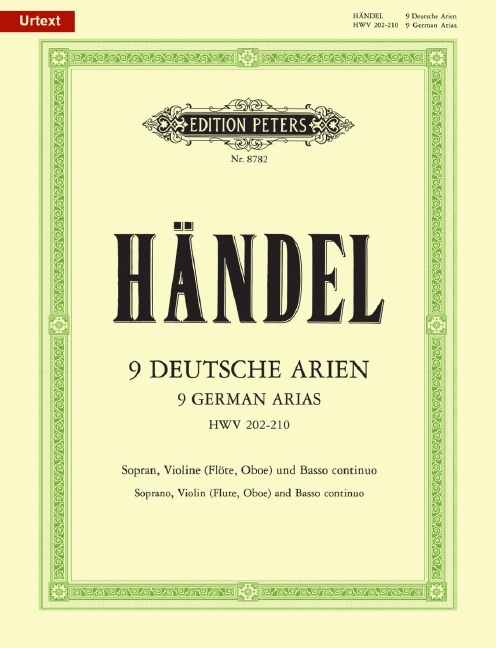 9 deutsche Arien HWV202-210