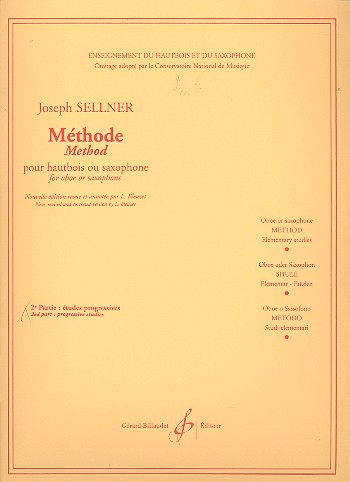 Méthode pour hautbois ou saxophone vol.2