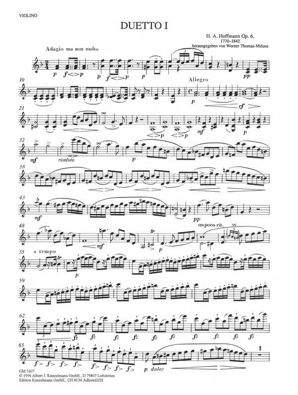 Zwei Duos op.6