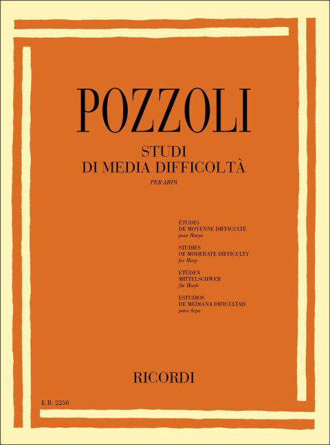 Studi di media difficolta für Harfe