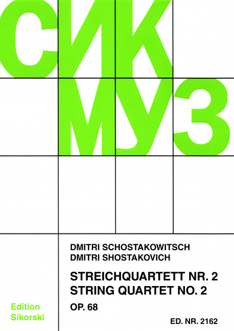 Streichquartett A-Dur Nr.2 op.68