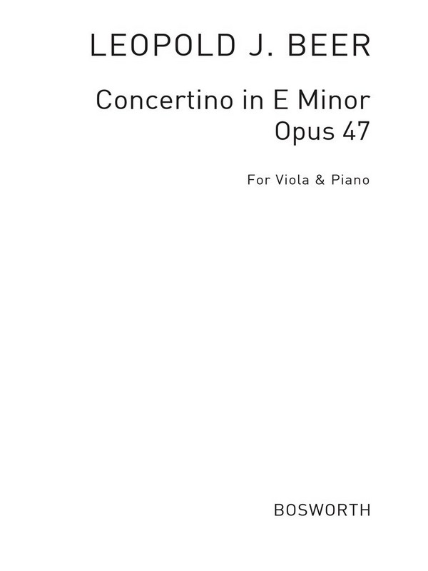 Concertino e minor op.47