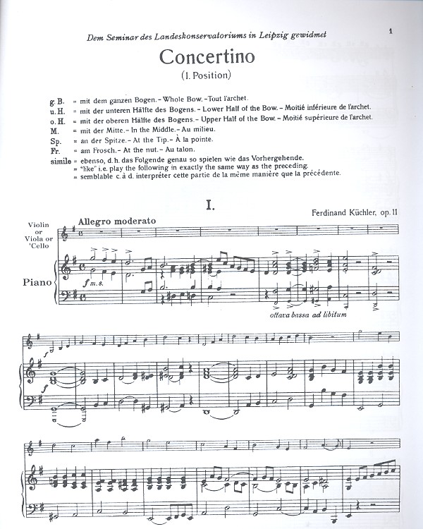 Concertino G-Dur op.11