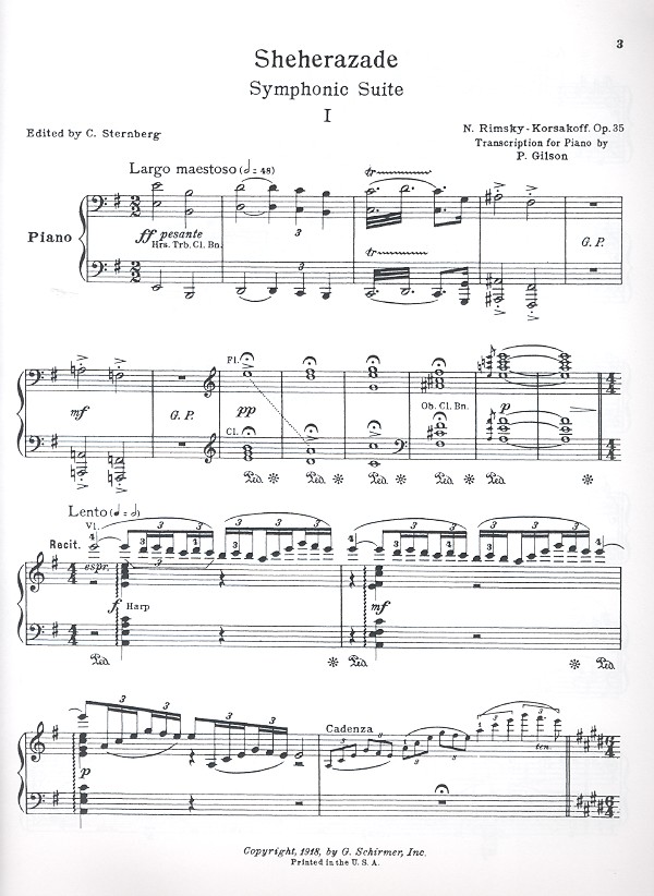 Scheherezade Symphonische Suite op.35