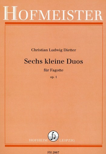 6 kleine Duos op.1