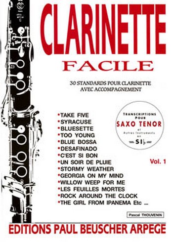 Clarinette facile vol.1:30 standards