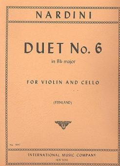 Duet no.6 in B flat major