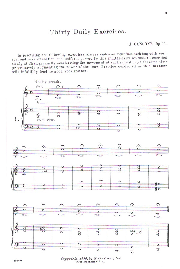 30 daily Exercises op.11 for
