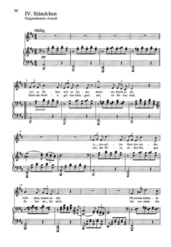 Lieder Band 9 Lieder nach Texten von Rellstab, Heine, und Seidl