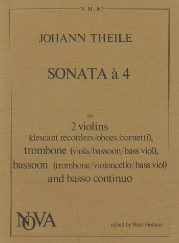 SONATA A 4 2 VIOLINS/TROMBONE/