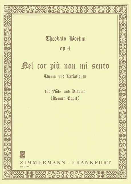 Nel cor più non mi sento op.4