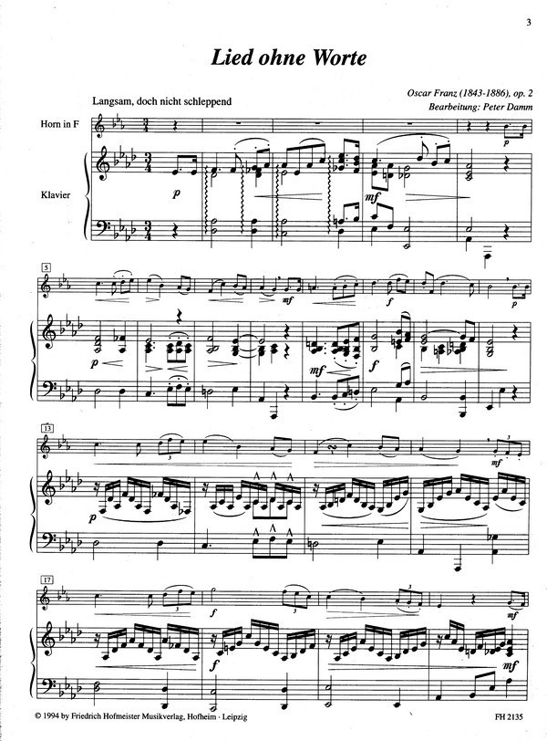 Cornissimo Band 3 für Horn und Klavier