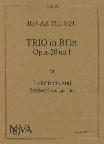Trio in B flat for 2 clarinets