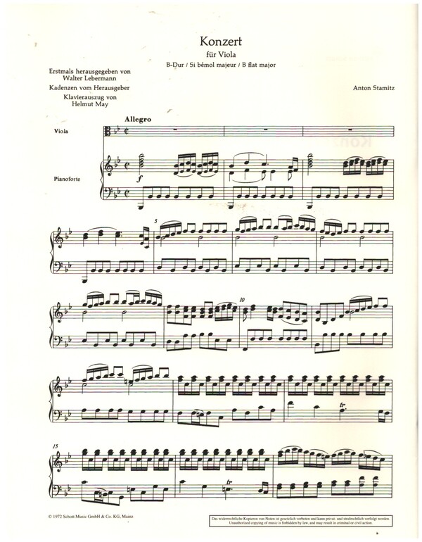 Konzert B-Dur