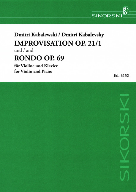 Improvisation op.21,1 und Rondo op.69