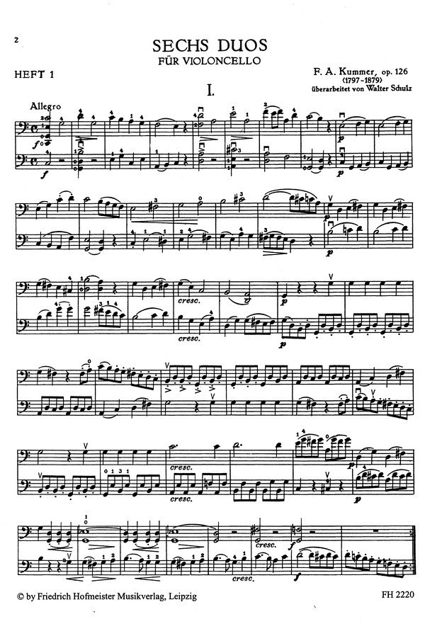 6 Duos op.126 Band 1 (Nr.1-3)