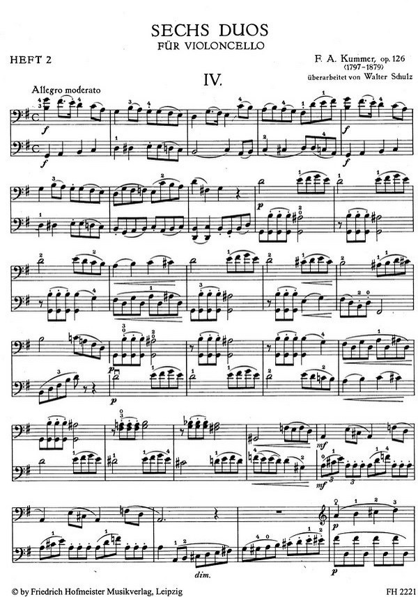 6 Duos op.126 Band 2 (Nr.4-6)