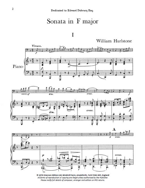 Sonata F major